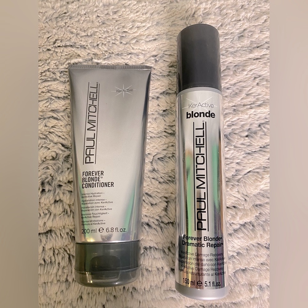 Paul Mitchell Forever Blonde Conditioner and Dramatic Repair Treatment